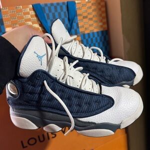Jordan 13 retro flint Sneakers in Navy and White